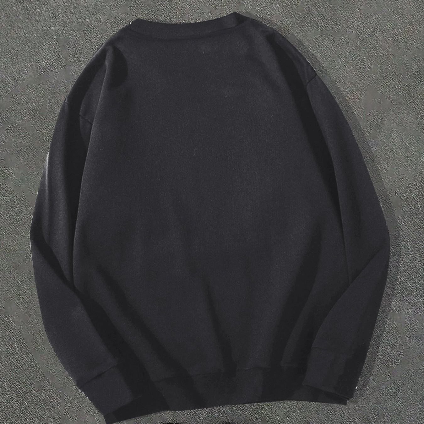 Men'S Gothic Punk Graphic Crewneck Sweatshirt