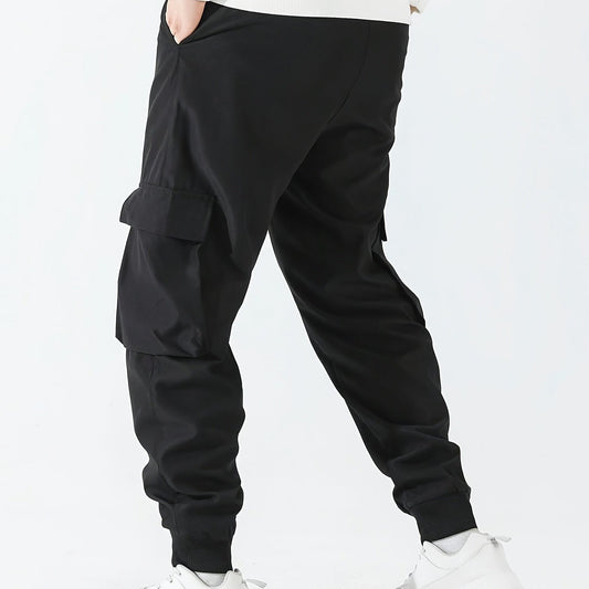 Men's Casual Cargo Pants with Multiple Pockets