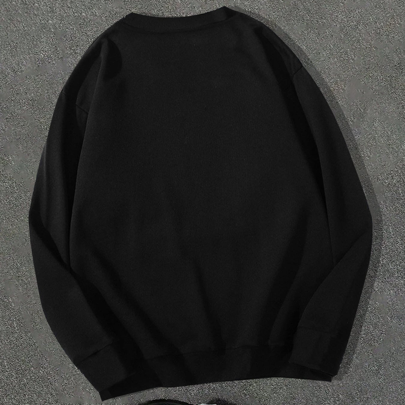 Men'S Gothic Punk Graphic Crewneck Sweatshirt