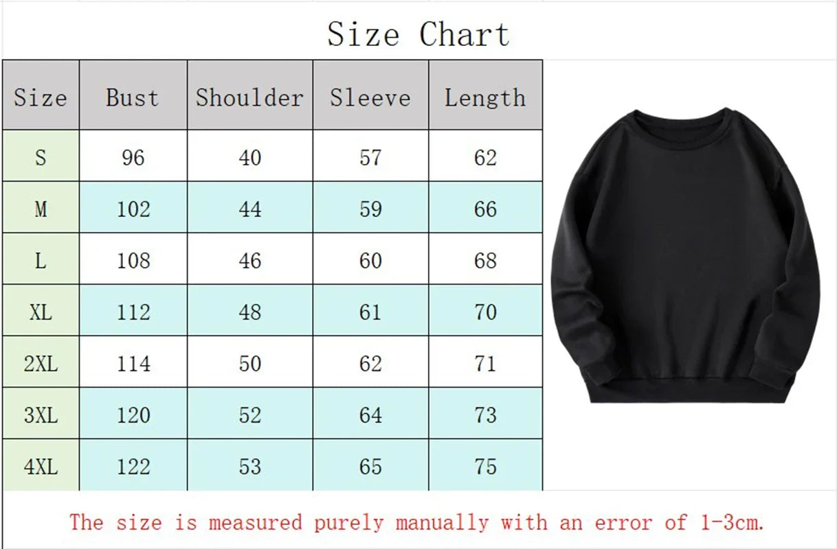 Casual Printing Sweatshirt  Black White Street Tops Clothing