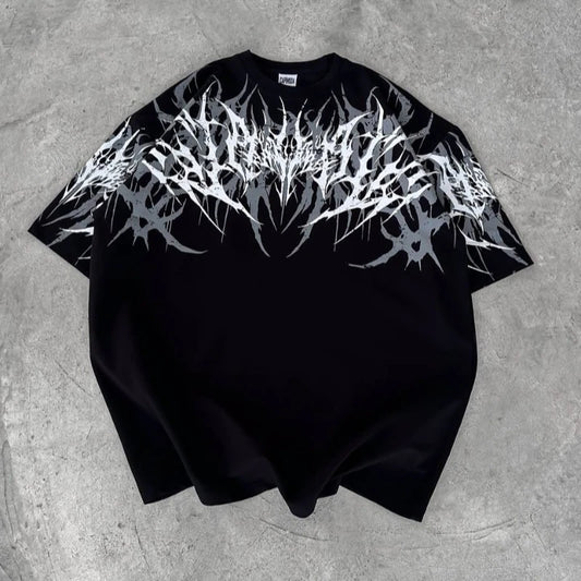 Camisa Estilo Cyberpunk Gothic