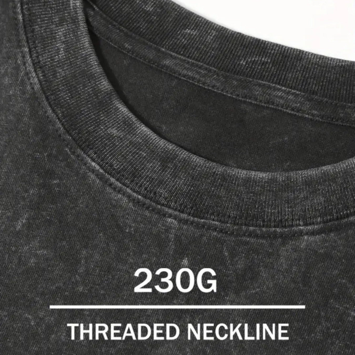 Gothic Angel & Demon Print Heavyweight T-Shirt