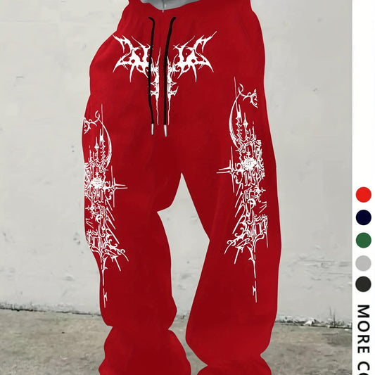 Casual Athletic Pants for Gym, Casual Attire, Streetwear Fashion