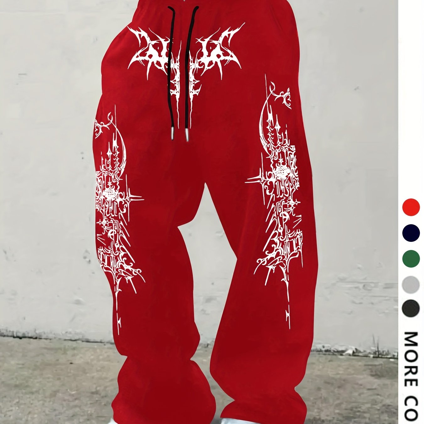 Casual Athletic Pants for Gym, Casual Attire, Streetwear Fashion