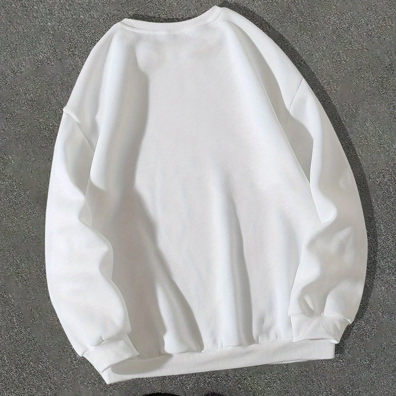 Men'S Gothic Punk Graphic Crewneck Sweatshirt